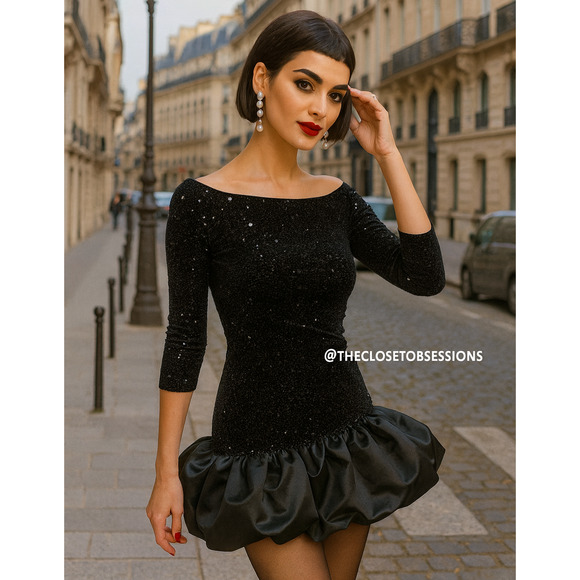 ZARA BLOGGER FAVE!!! Short Dress with Voluminous Skirt NWT - Picture 9 of 16